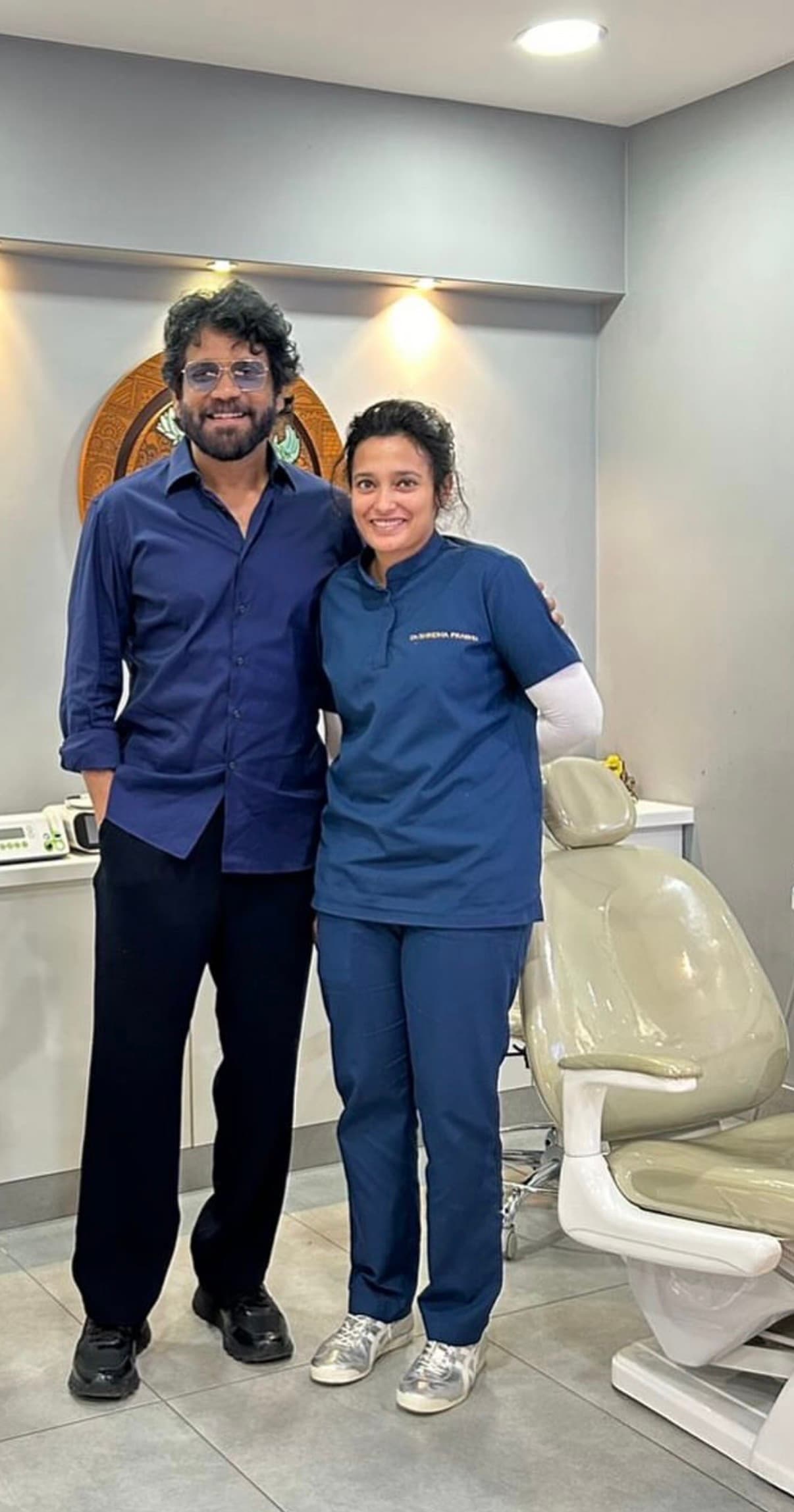 Dr. Shridha with Nagarjuna