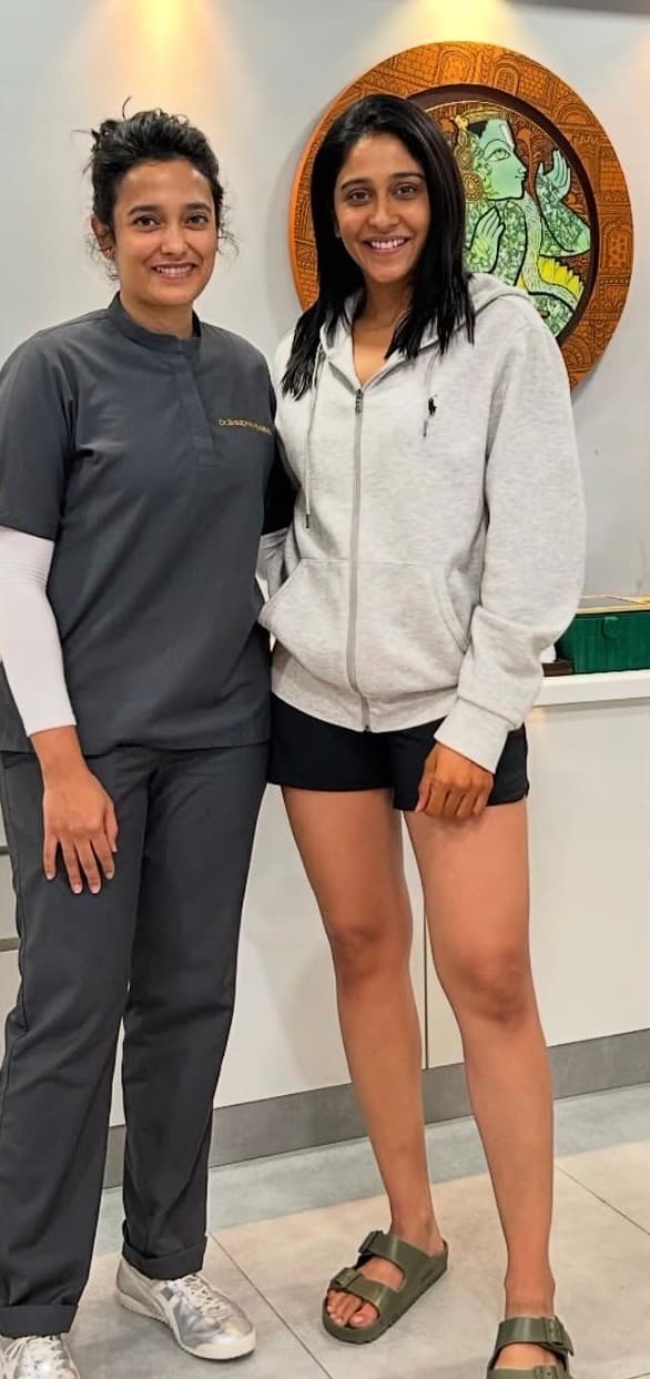 Dr. Shridha with Regina Cassandra