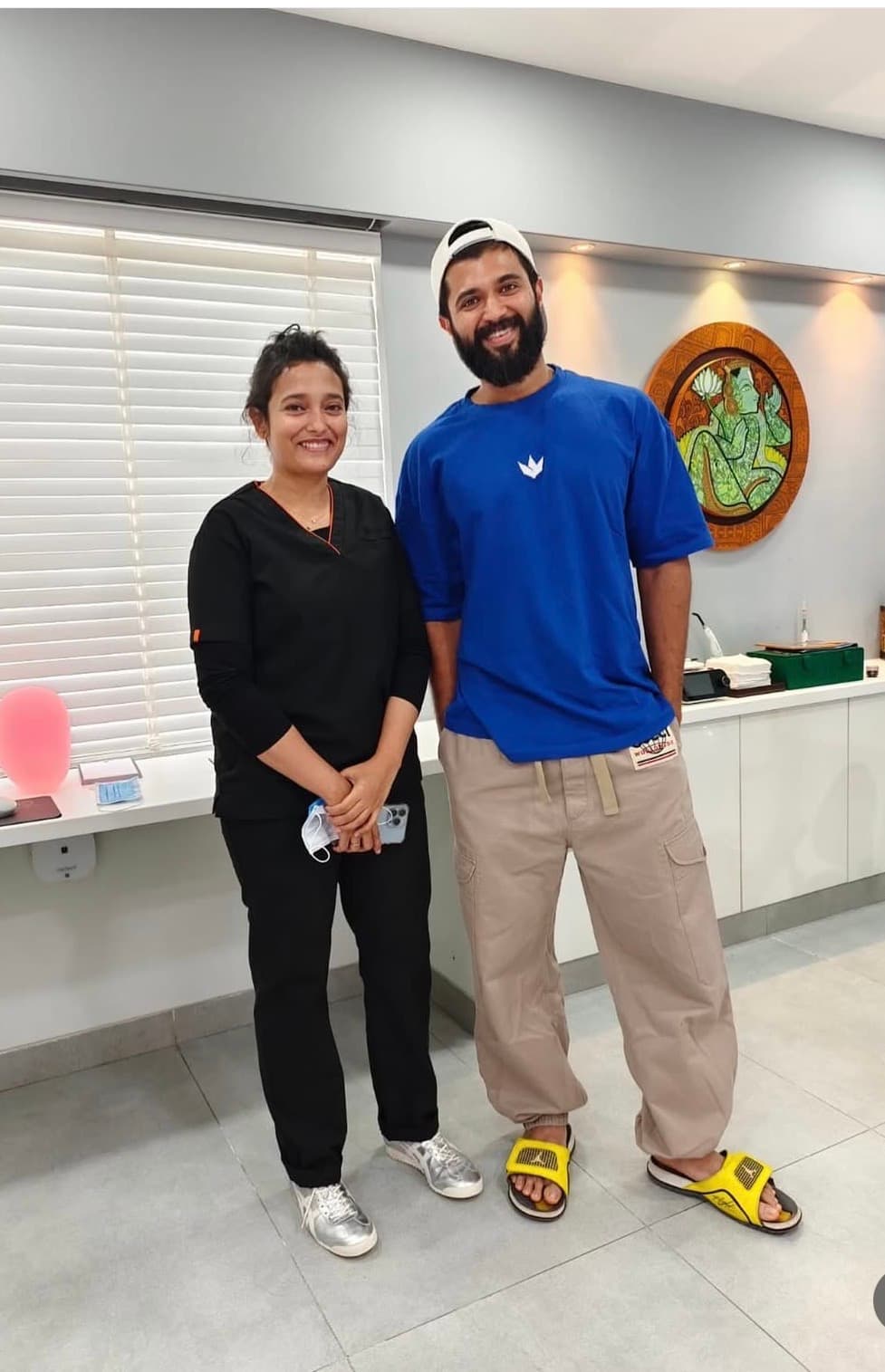 Dr. Shridha with Vijay Devarakonda